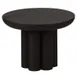 Cal-Mil 22453-8-13 Brooklyn Riser Display Stand, 12" x 12" x 8" Black Round Pedestal 1 image
