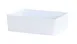 Cal-Mil 22502-1612-15 Reusable Melamine Bowl, 16" x 12" x 5" Rectangular White Dinnerware 2 image