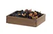 Cal-Mil 23106-10123-136 Melrose Tray, 10" W x 12" L x 3" H, Modular Fits Sydney/Brooklyn/Milo Bases 1 image