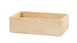 Cal-Mil 23106-12206-93 Logan Tray, 12" x 20" x 6" Beige Natural Wood Bakery Display Tray 1 image