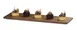 Cal-Mil 23180-206-136 Rectangular Bakery Tray, 20" x 6" x 0.75", Sydney Brooklyn Milo Riser Bases 1 image