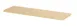 Cal-Mil 23180-206-93 Logan Riser – 20" x 6" x 0.75" Rectangular Wood Display Stand, Beige 1 image