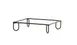 Cal-Mil 25215-3-13 Logan Riser Frame, 10" x 12" x 3" Black Display Riser, 1-2 Steps 1 image