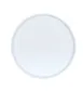 Cal-Mil 26105-8-15 Arista 8" Matte White Melamine Round Reusable Plate 1 image