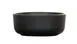 Cal-Mil 26106-5-13 Arista Round 16oz Matte Black Melamine Bowl, 5.25" x 5.25" x 2" 1 image