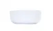 Cal-Mil 26106-5-15 Arista 16oz Matte White Melamine Bowl, 5.25" Diameter, 2" Height, 0.5qt 1 image