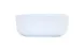 Cal-Mil 26106-6-15 Matte White Melamine Bowl, 30oz, 6.25" Diameter, 2.5" Height, Round 1 image