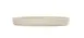 Cal-Mil 26107-12-103 Arista 12" Round Melamine Plate, Raised Rim, Ivory, Reusable Dinnerware 1 image