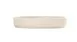 Cal-Mil 26107-8-103 Arista 8" Round Plate, Matte Ivory, Melamine, Raised Rim, Reusable 2 image