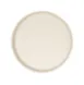 Cal-Mil 26107-8-103 Arista 8" Round Plate, Matte Ivory, Melamine, Raised Rim, Reusable 1 image