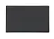 Cal-Mil 26110-1220-13 Hudson Tray, 21.5" x 13.25" x 1.5" H, Black Melamine, Raised Rim, Modular 2 image
