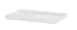 Cal-Mil 26110-1220-15 Hudson Tray, 21.5" x 13.25" x 1.5" H, Rectangular Melamine, White, Modular 1 image