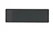 Cal-Mil 26110-206-13 Tray, 21.5" L x 6.75" W x 1.5" H, Melamine, Matte Black, Raised Rim, Modular 2 image