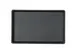 Cal-Mil 26110-610-13 Hudson Tray, 10.5" x 6.5" x 1.5" Matte Black Melamine, Rectangular Raised Rim 2 image