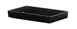 Cal-Mil 26110-610-13 Hudson Tray, 10.5" x 6.5" x 1.5" Matte Black Melamine, Rectangular Raised Rim 1 image