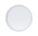 Cal-Mil 26121-6-15 Reusable Melamine Plate, 6" Round, Matte White, 6-7" Diameter, Plastic Plate 1 image