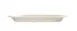 Cal-Mil 26123-1612-133 - 16" Oval Wide Rim Melamine Plate, Matte Ivory, 16" x 12", Single 2 image
