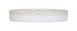 Cal-Mil 26131-10-139 Sorelle 10" Round Melamine Plate, White Matte Glossy, Raised Rim 1 image