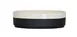 Cal-Mil 26131-6-138 Sorelle 6" Round Melamine Plate, Black Matte Glossy, Raised Rim, 6" Diameter 1 image