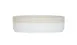 Cal-Mil 26131-6-139 Sorelle 6" White Melamine Reusable Plate, Round, Raised Rim, Matte Gloss 1 image