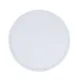 Cal-Mil 26143-8-15 Reusable Melamine Cove Plate, 8" Round Matte White, 8" Dia., Plastic Dinnerware 1 image