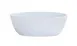 Cal-Mil 26144-6-15 16oz White Melamine Reusable Cove Bowl, 5.75" Round, 2" Height, 5.75" Diameter 1 image
