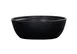 Cal-Mil 26144-8-13 - 48oz Matte Black Melamine Cove Bowl, 8" x 8" x 2.75" Round 1 image