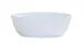 Cal-Mil 26144-9-15 2-Qt Cove Bowl, 9" x 9" x 3" Matte White Melamine Reusable Plastic Bowl 1 image