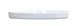 Cal-Mil 26150-10-15 Reusable Melamine Plate, 10" Round, Matte Glossy White, 10-11" Size 2 image