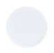 Cal-Mil 26150-6-15 Reusable Melamine Plate, 6" Round, Matte Glossy White, 6-7" Diameter Dinnerware 1 image