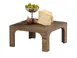 Cal-Mil 27004-6-136 Melrose Display Riser, 12" x 12" x 6" Square Wood, Chocolate Brown 1 image