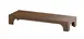 Cal-Mil 27005-3-136 Melrose Riser, 20" x 7" x 3" Rectangular Wood, Chocolate Brown Display Stand 2 image