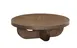 Cal-Mil 27006-4-136 Melrose Riser – 12" x 12" x 4" Round Wood Display Stand, Chocolate Brown 2 image