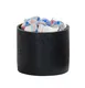 Cal-Mil 28004-5-13 Individual Display Riser - 6" x 6" x 5" Round Resin Black Riser 1 image