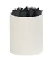 Cal-Mil 28004-7-103 Individual Display Riser - 6" Round Ivory Resin Riser, 7" Height, 1 Step 1 image