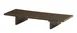 Cal-Mil 28600-3-140 Vista Riser – 20" x 8.5" x 3" Rectangular HDPE Mocha Display Stand 2 image