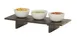 Cal-Mil 28600-3-140 Vista Riser – 20" x 8.5" x 3" Rectangular HDPE Mocha Display Stand 1 image