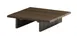 Cal-Mil 28601-3-140 Vista Riser – 12" x 12" x 3" Square HDPE Mocha Display Stand 2 image