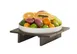 Cal-Mil 28601-3-140 Vista Riser – 12" x 12" x 3" Square HDPE Mocha Display Stand 1 image