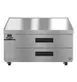 Hoshizaki CF49B-L 49" 2 Drawers Freezer Chef Base, Marine Edge, 9.74 cu. ft., Stainless Steel, R290 1 image