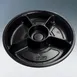 Invacus BLACK PP ROUND TRAY PRW-19003-5A - 5-Comp 7½" Dia Tray, Black, Mic/Freezer Safe EHS-1900 1 image