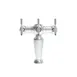 Micro Matic BRIG3-SS-GLY - 16" W x 16-1/2" H Glycol Cooled Beer Tower, 3 Faucets, Polished Finish 1 image