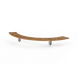 Steelite MGCIAF01BSXX Configurable Buffet Table, 76.0" x 27.5" x 6.5", Curved Outer Shelf, Mixed Materials, Modular, 1 Per Case 1 image