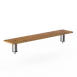 Steelite MGCIAF08BSXX Classic Medium Low Shelf Buffet Table, 47.0" x 9.5" x 6.5", Modular Mogogo Mixed Materials 1 image