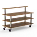 Steelite MGCMLB13BSXW Class Plus Station Buffet Table, 71x29.5x47in, Modular, Mixed Materials, Mogogo Finish 1 image