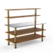 Steelite MGCMLC02BBXF Mogogo Modular Buffet Table, 71x29.5x60in, Mixed Materials, Back Bar Station 1 image