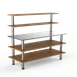 Steelite MGCMLC02BSXF Mogogo Back Bar Station, 71.0" x 29.5" x 60.0", Modular Mixed Materials 1 image