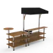 Steelite MGCMLC07BSBF Mogogo Mixology Bar Station, 125" x 41" x 95.5", Modular, Mixed Materials 1 image