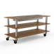 Steelite MGCMLD06BSXW Configurable Buffet Heat Table, 71.0" x 29.5" x 95.5", Mixed Materials, Modular, Mogogo 1 image