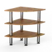 Steelite MGCMLX04BSXF Classic Corner Buffet Table, 29.5x29.5x35in, Modular Mogogo Mixed Materials 1 image